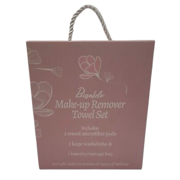 Lily Eden Other - NIB Lily Eden 6 Piece Make up Remover Towel Set - Eco-Friendly Reusable Design
